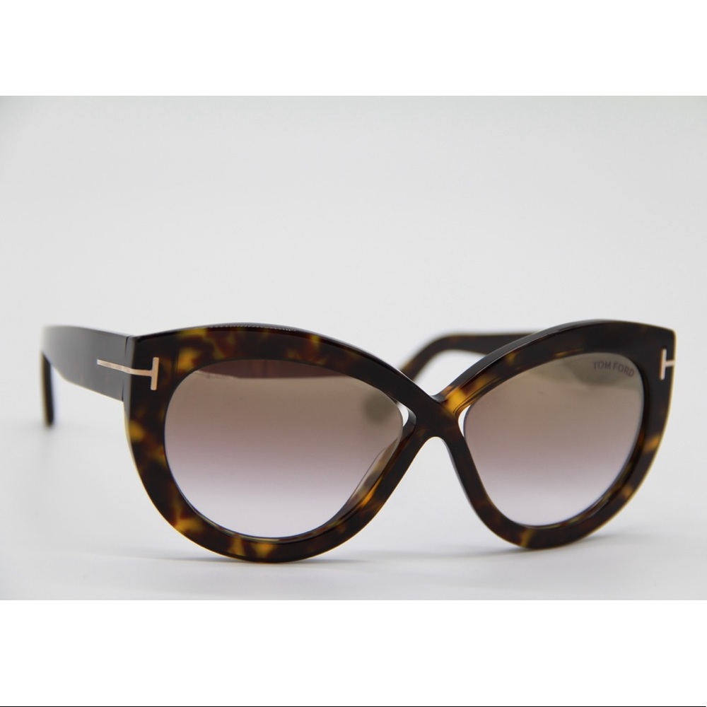 NEW TOM FORD DIANE TF577 52G SUNGLASSES CAT EYE